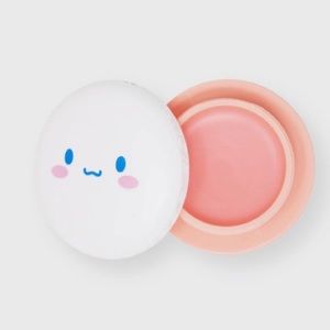 NWOT The Crème Shop Cinnamoroll Macaron Lip Balm - peach mousse